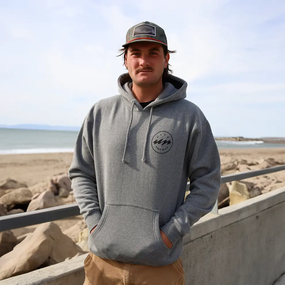 Tide Trek Hoodie Gunmetal Grey